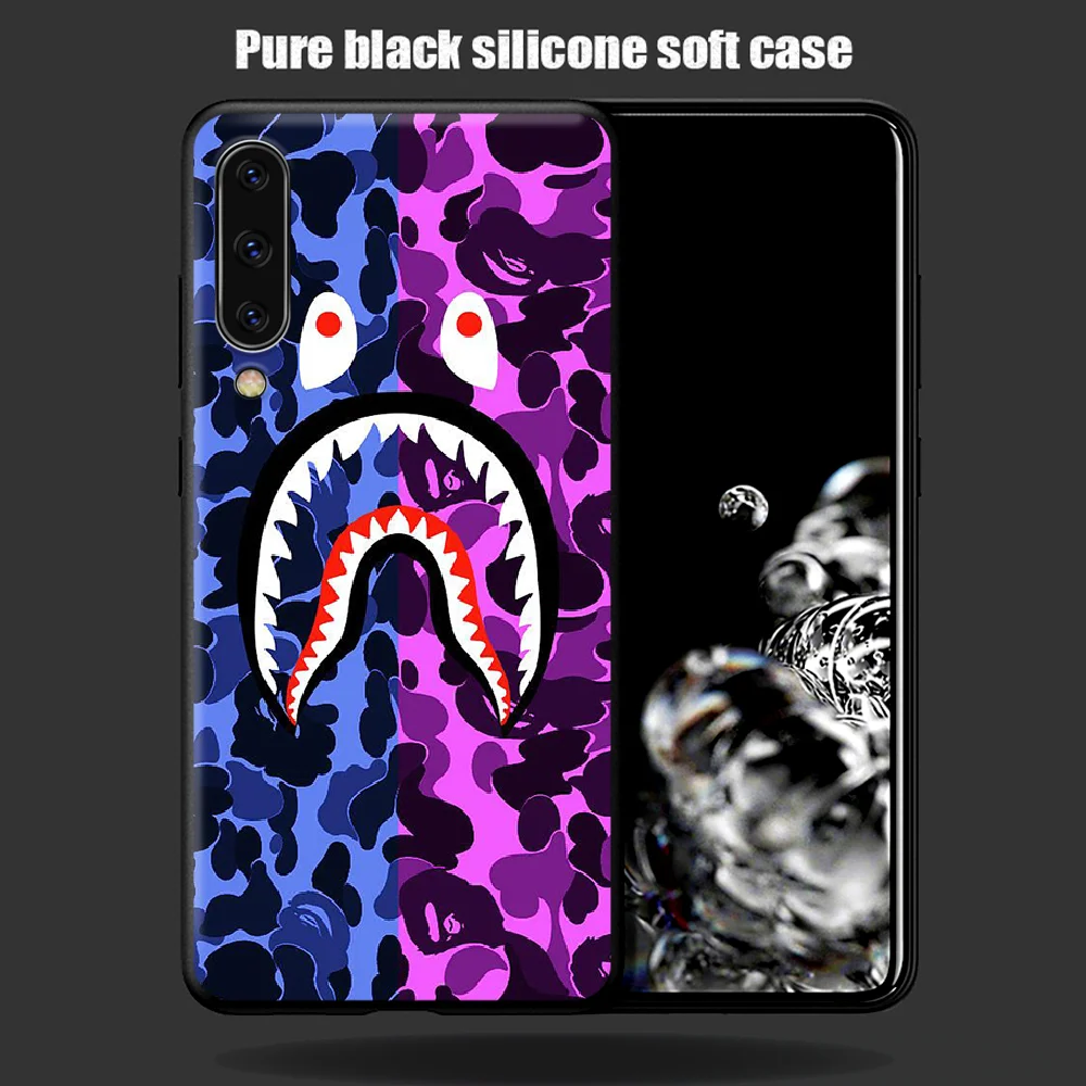 

Fashion Brand BAPE Phone Case Cover For Samsung Galaxy A7 8 10 20 20e 21 30 30S 31 41 50 50S 51 70 71 91 black Funda 3D Etui