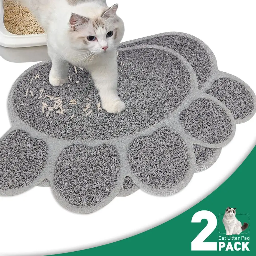 

Pet Cat Litter Mat Waterproof Foldable Cat Litter Trapping Pet Litter Box Mat Clean Pad Products For Cats Accessories dropship