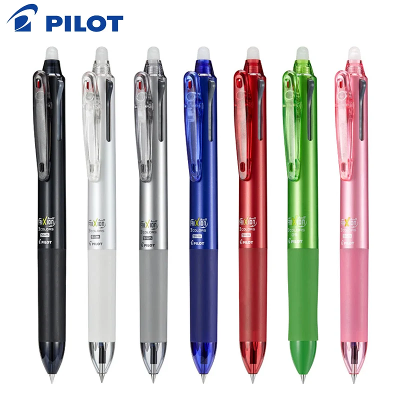 

1pcs Pilot Frixion Erasable Multi-function Pen LKFB-60EF Pressing Gel Pen Three-in-one Thermal Erasable Friction Pen 0.38/0.5mm