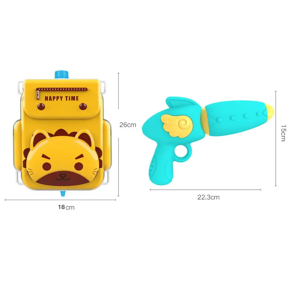 Новинка Детский рюкзак с животными водяной пистолет игрушка выдвижной пляжный