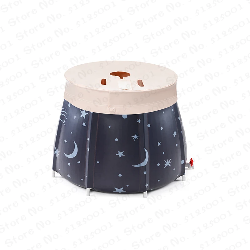 

Bath Sauna Adult Folding Bathtub Bath Barrel Household Large Tub Bath Barrel Thickened Adult Bath Tub Full Body Hot Tub Banheira