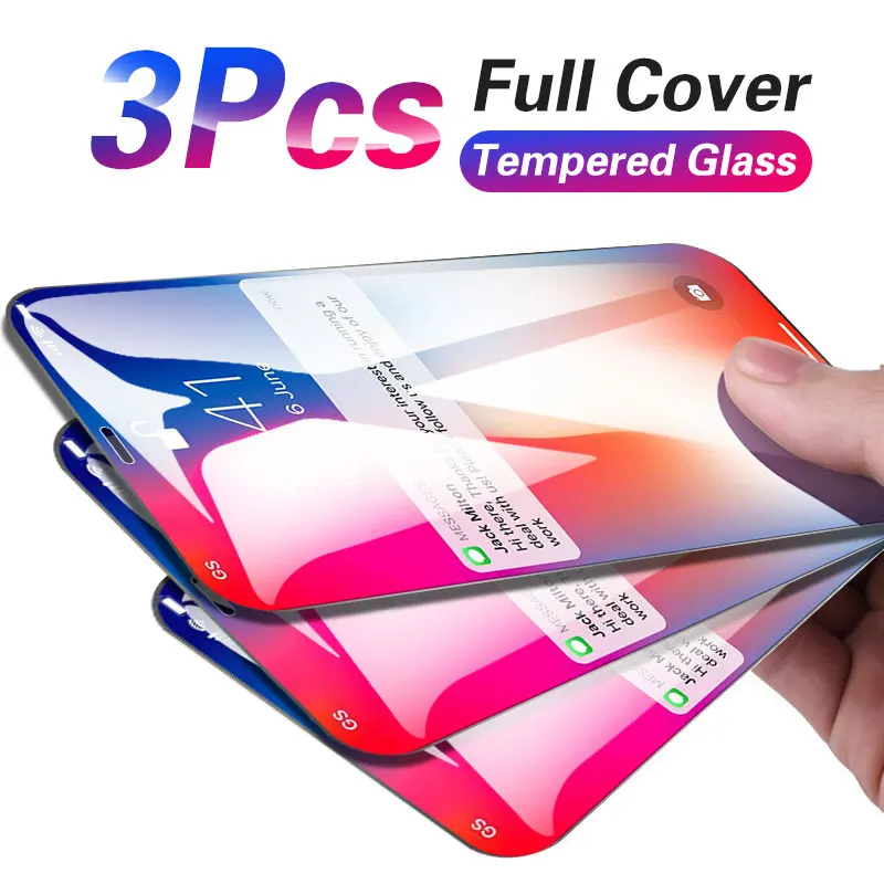 Защитное стекло для iPhone 11 Pro X XR XS MAX 5 5S SE 7 8 6 6s Plus|Защитные стёкла и плёнки