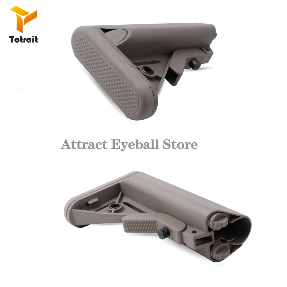 TOtrait Tactical High Quality MK18 Nylon Stock for Airsoft AEG Air Gun M4 AK Gel Blaster J8 J9 CS Sports Paintball Accessories | Спорт и