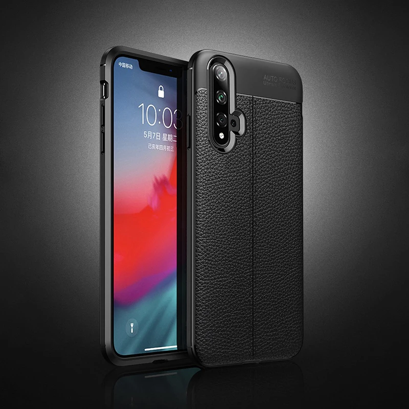 Чехол для телефона Huawei Honor 20, роскошный бампер, полная Защита, Чехол Для Honor 20 Pro, силиконовый чехол, мягкий ТПУ чехол
