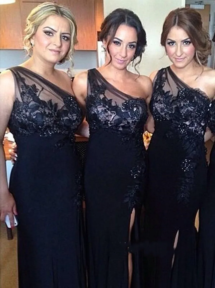 Темно-синяя модель Кружевная аппликация на одно плечо блестящая текстура молнии