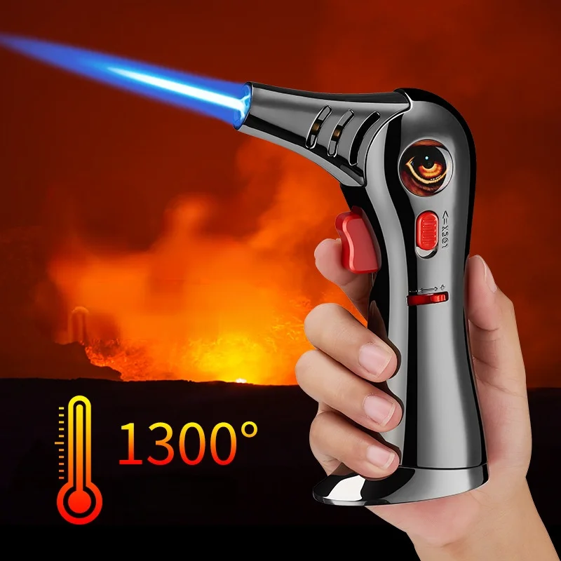 

1300 Degree High Temperature Welding Torch Hawkeye Spray Gun Lighter Outdoor Barbecue Kitchen Ignition Gun Gadgets for Men