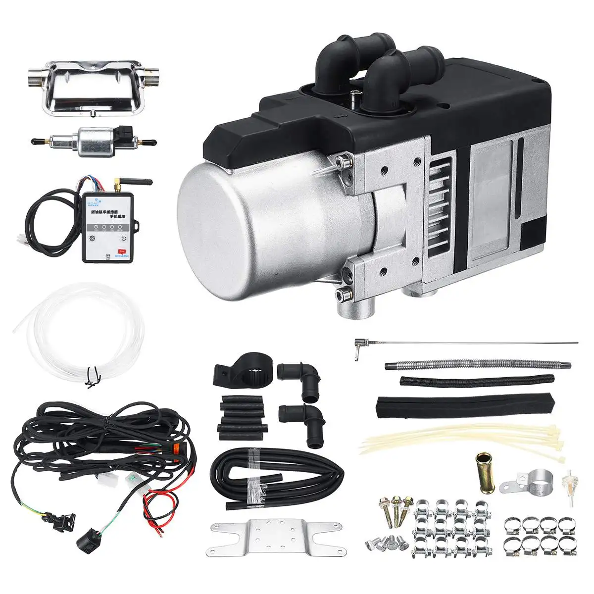 12V 8KW 8000W дизельный бензиновый нагреватель воздуха на дизельном топливе, набор дизельного Универсальный водонагреватель с пультом дистанционного управления Управление ЖК-дисплей монитор для мотора б/у
