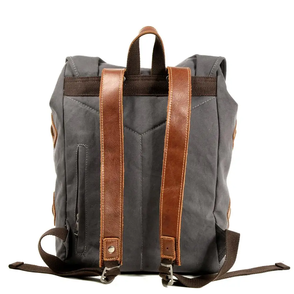 Холщовый винтажный рюкзак M346 для парашютника мужской большой дорожный ранец