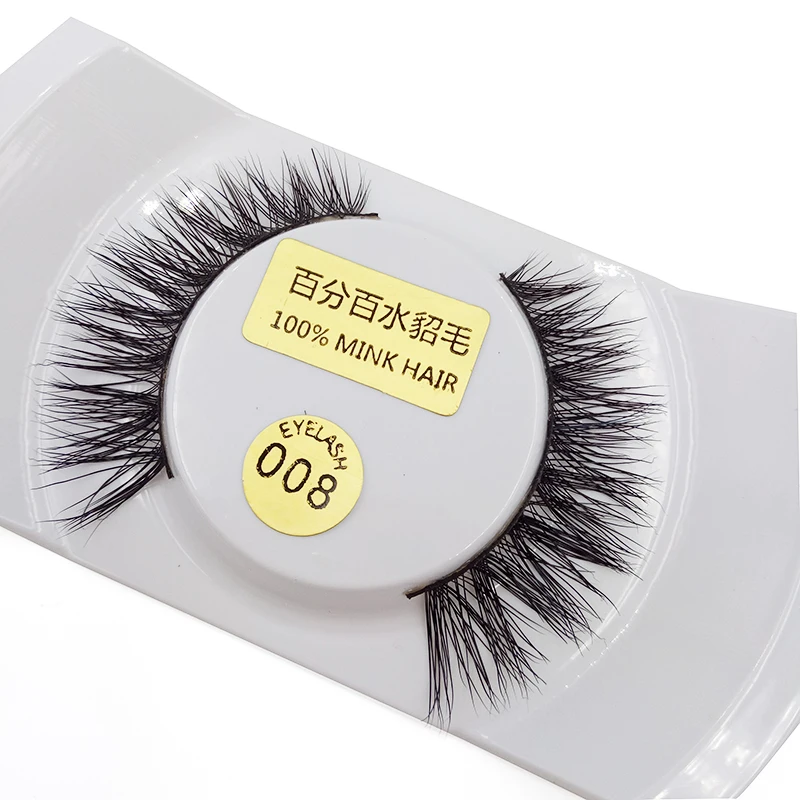 Норковые ресницы 3D норковые безжалостные ручной работы многоразовые