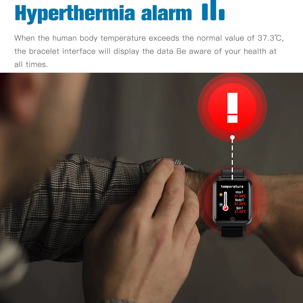 

F29 Temperature Smart Watch Blood Pressure Smart Band Multifunctional Waterproof Convenient Smart Bracelet For Clock