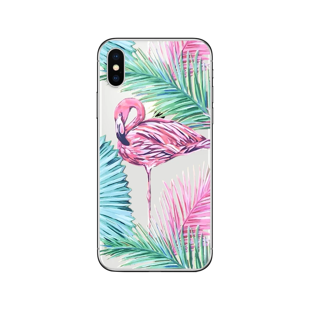 ciciber Funda For Iphone 13 Case for iphone 13 12 11 Pro X XR XS MAX mini 7 8 6 6S Plus 5S SE 2020 Silicone Animal Flamingo Cute