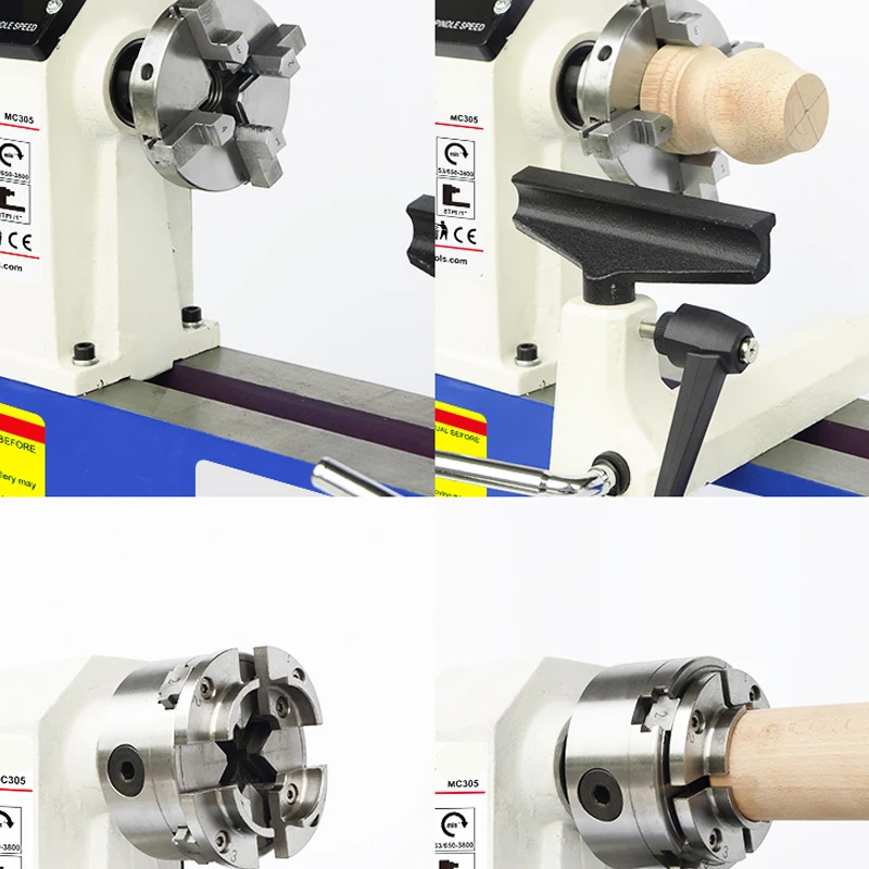 

Woodworking Lathe Miniature Household Multifunction Desktop Small Bead Machine Speed Regulation lathe Polishing Machining Center