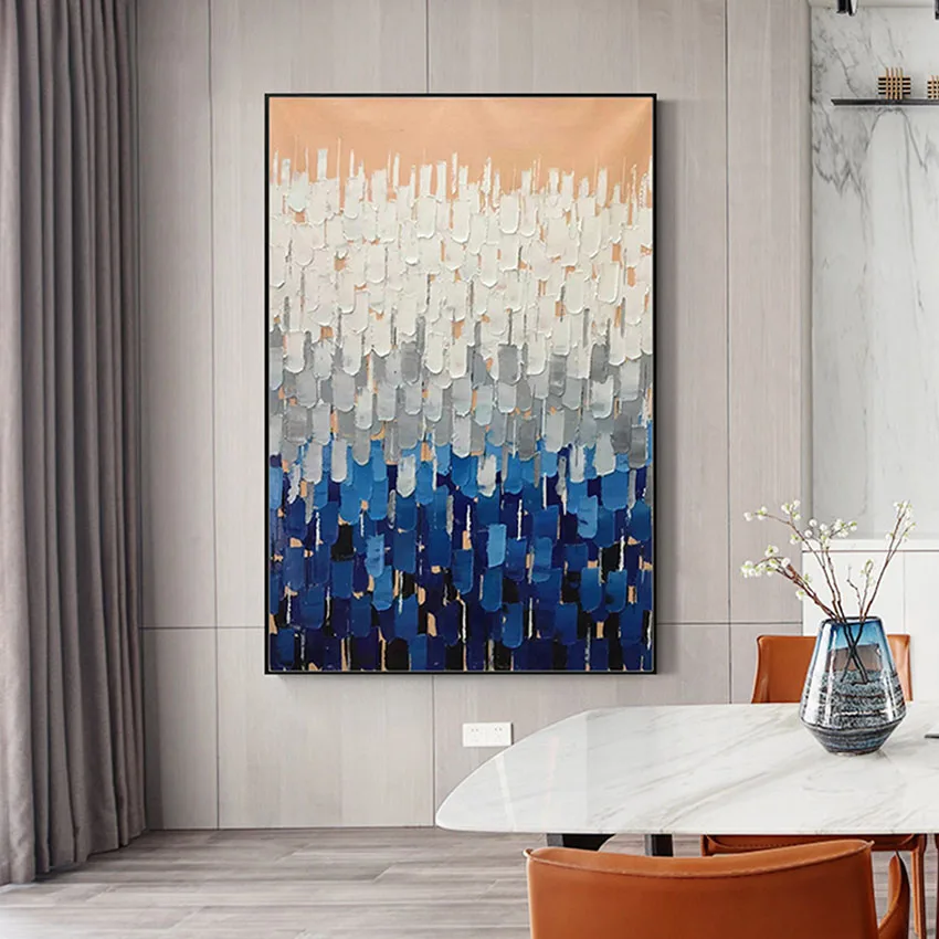 

Abstract Hand Drawn Canvas Acrylic Oil Painting Modern Popular Wall Decor Art Mural Living Room Bedroom Restaurant Hotel Poster