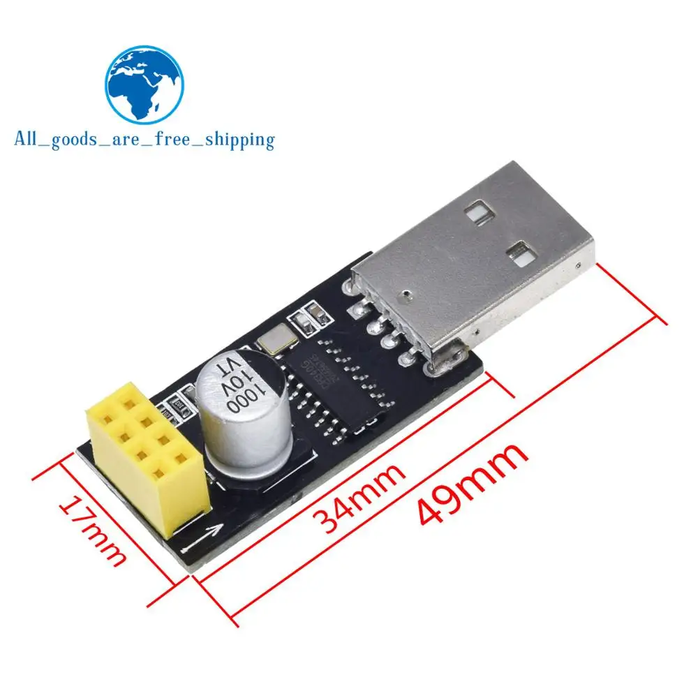 ESP01 программист адаптер UART GPIO0 ESP 01 Adaptater ESP8266 CH340G USB к серийный Беспроводной Wi Fi