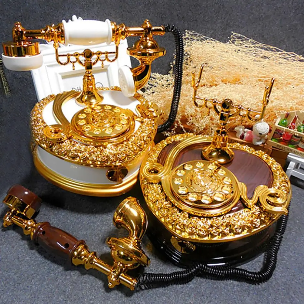 Музыкальная шкатулка винтажный циферблат телефон по часовой стрелке Весенняя