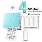 Портативный мини-принтер Phomemo M02, термопринтер, бумага для фотографий, наклейка, подходит для телефонов на Android и IOS, беспроводная печать