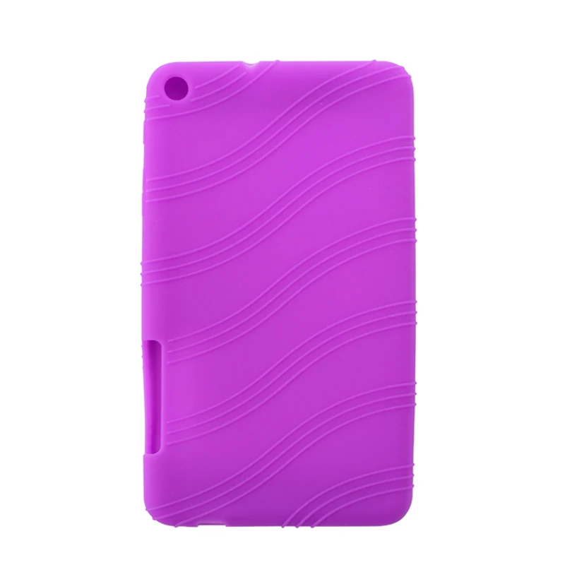 Фиолетовый SZOXBY для huawei T1 701U 7 дюймов силиконовый чехол для планшета анти-осенний мягкий чехол моющийся ударопрочный анти-осенний чехол силиконовый чехол - Цвет: Фиолетовый