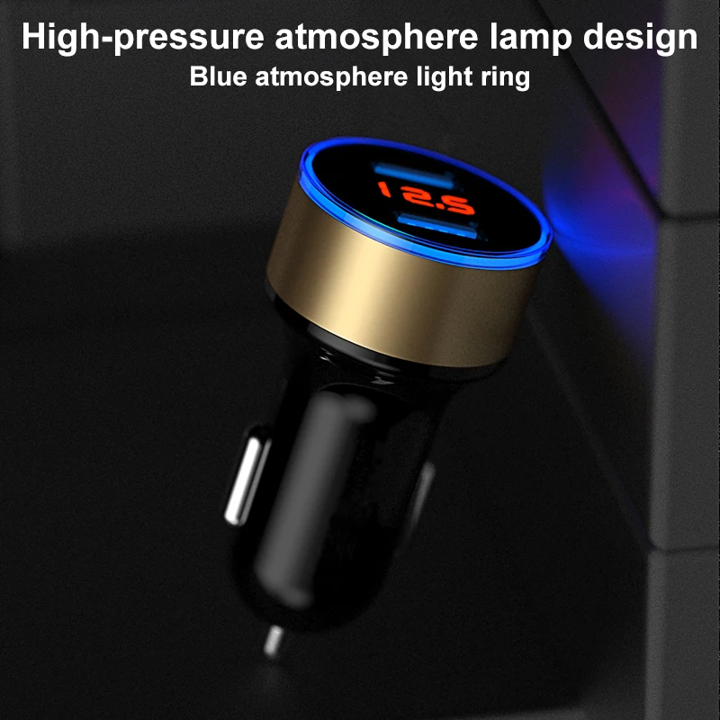 Умное быстрое зарядное устройство для автомобиля с двумя Usb-портами 3 1 А
