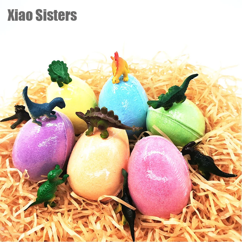 

1 шт. Динозавр яйцо взрыв соль для ванны богатый многопузырьковый шар мыльный шар отправка динозавра детские игрушки подарок