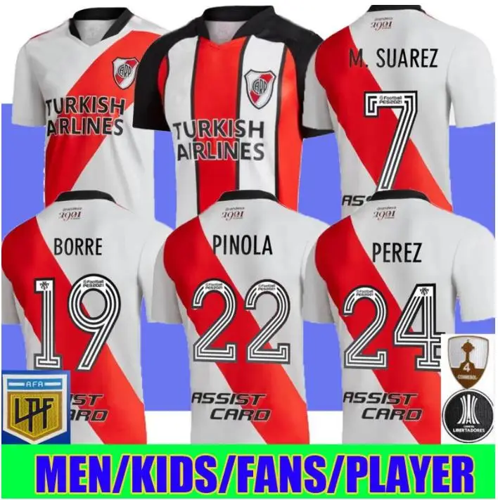 

Player version 21 22 RIVER PLATE soccer jersey PONZIO PEREZ BORRE PINOLA men kids kit Football shirts