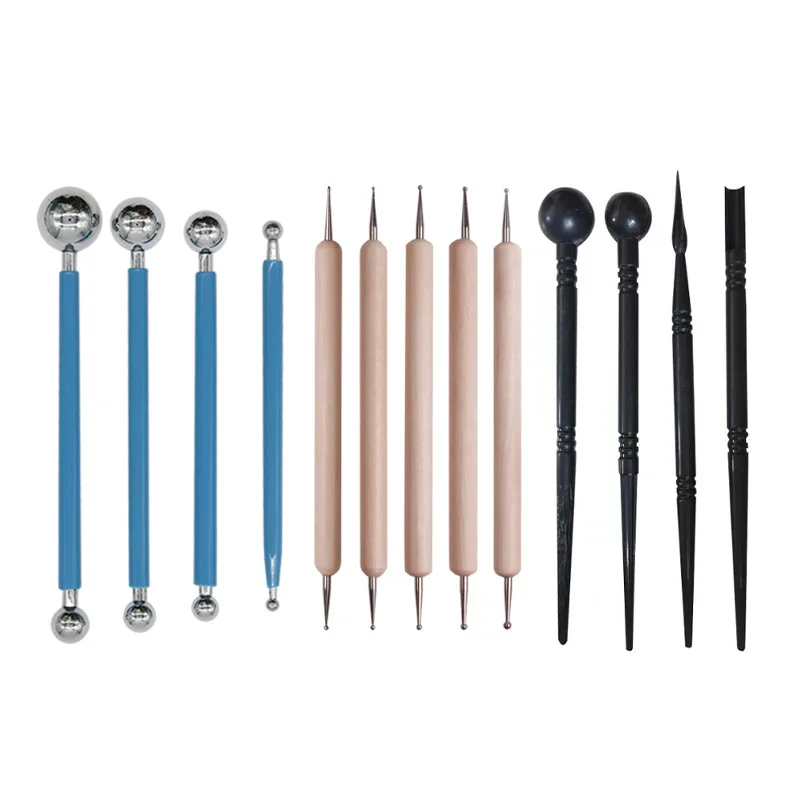 Глиняные инструменты для моделирования скульптурный шар стилус выбивания