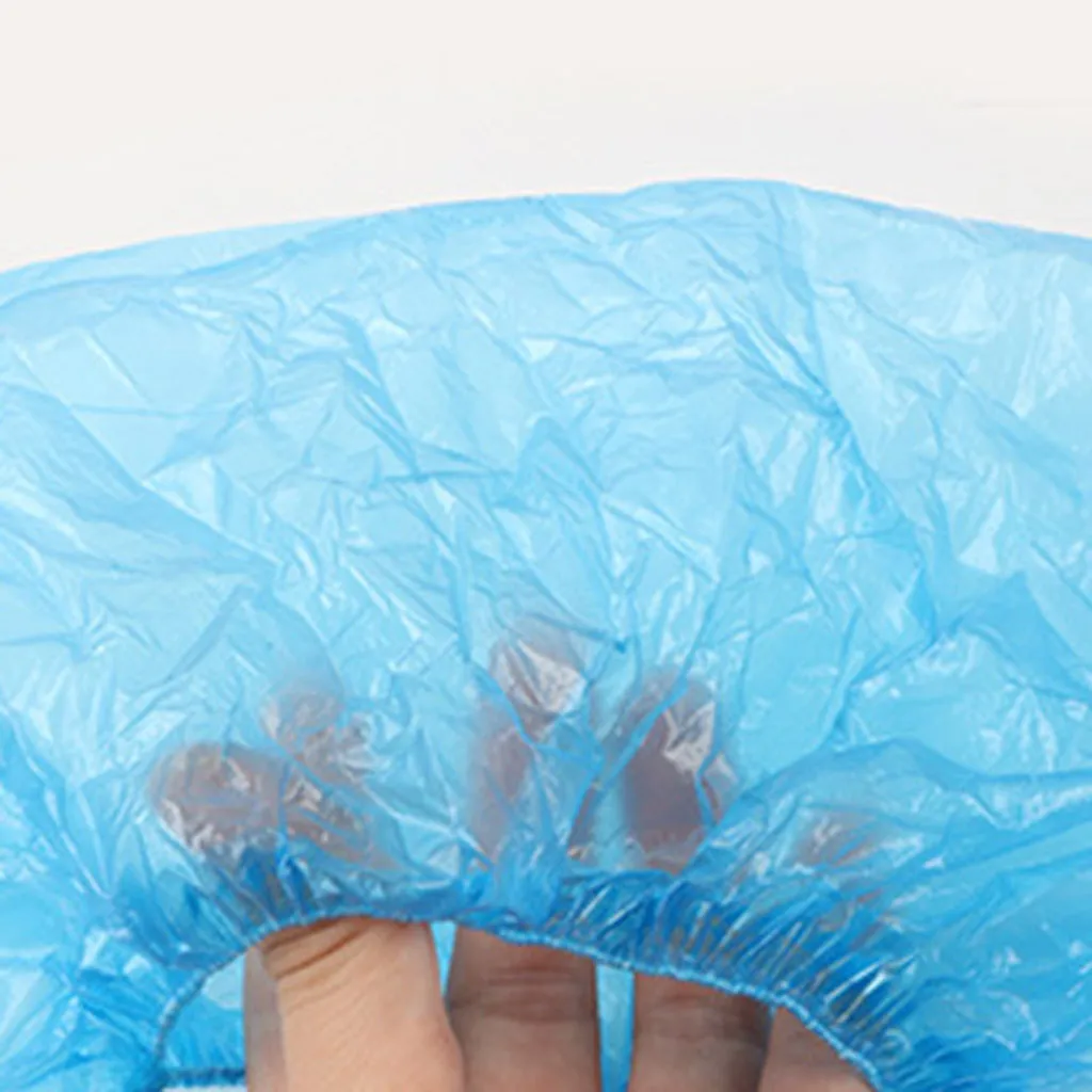 100 шт одноразовые пластиковые водонепроницаемые ботинки Крышка Для Ботинок