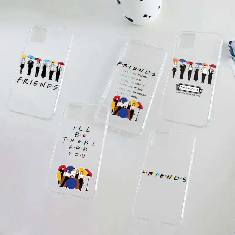 

friends TV Phone Case Clear Transparent for iPhone 11 12 mini pro XS MAX 8 7 6 6S Plus X 5S SE XR 2020