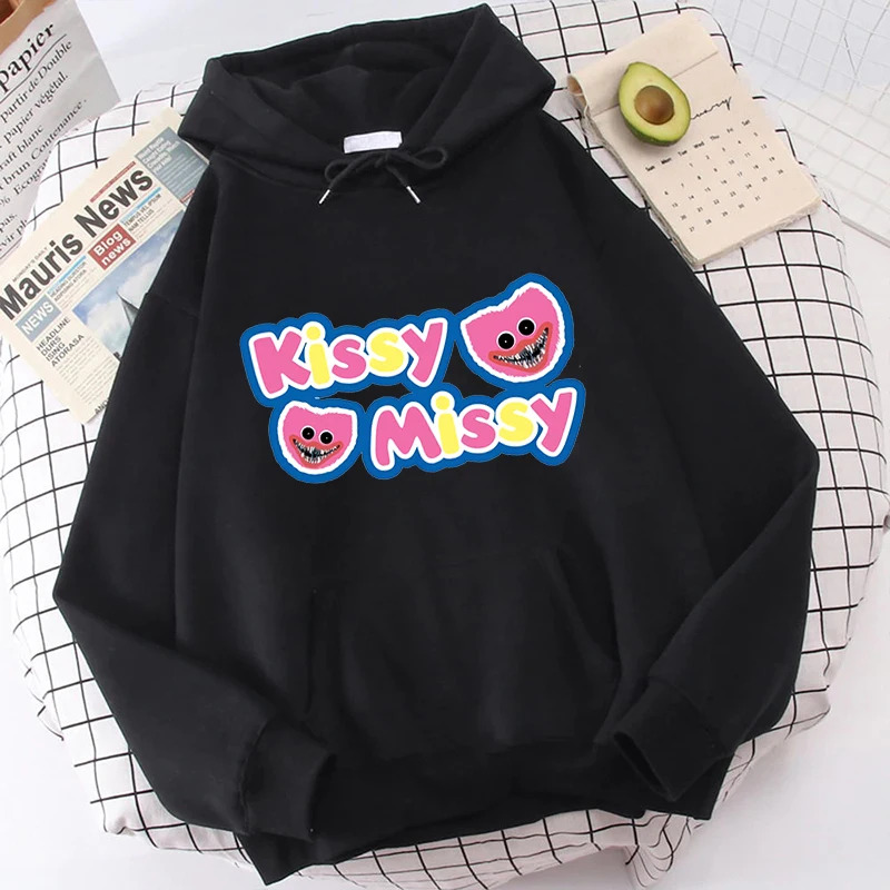 

Poppy Playtime Graphic Hoodie Unisex Hip Hop Streetwear Long Sleeve Pocket hoodies sportwear Poppy Playtime Print PulloversII
