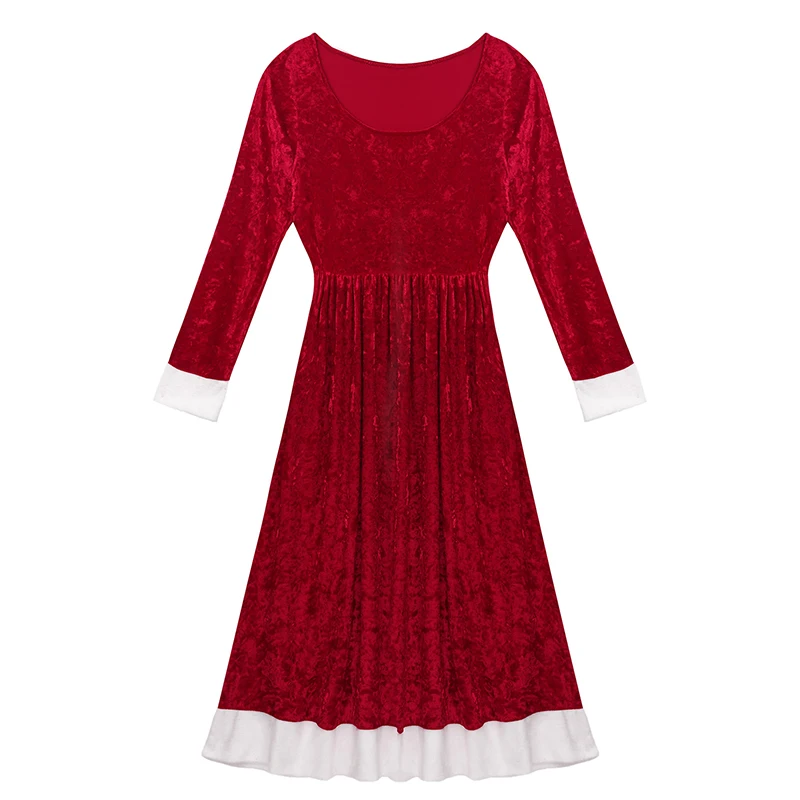 Женский Рождественский костюм в стиле милитари Mrs Claus Санта-Клауса для косплея