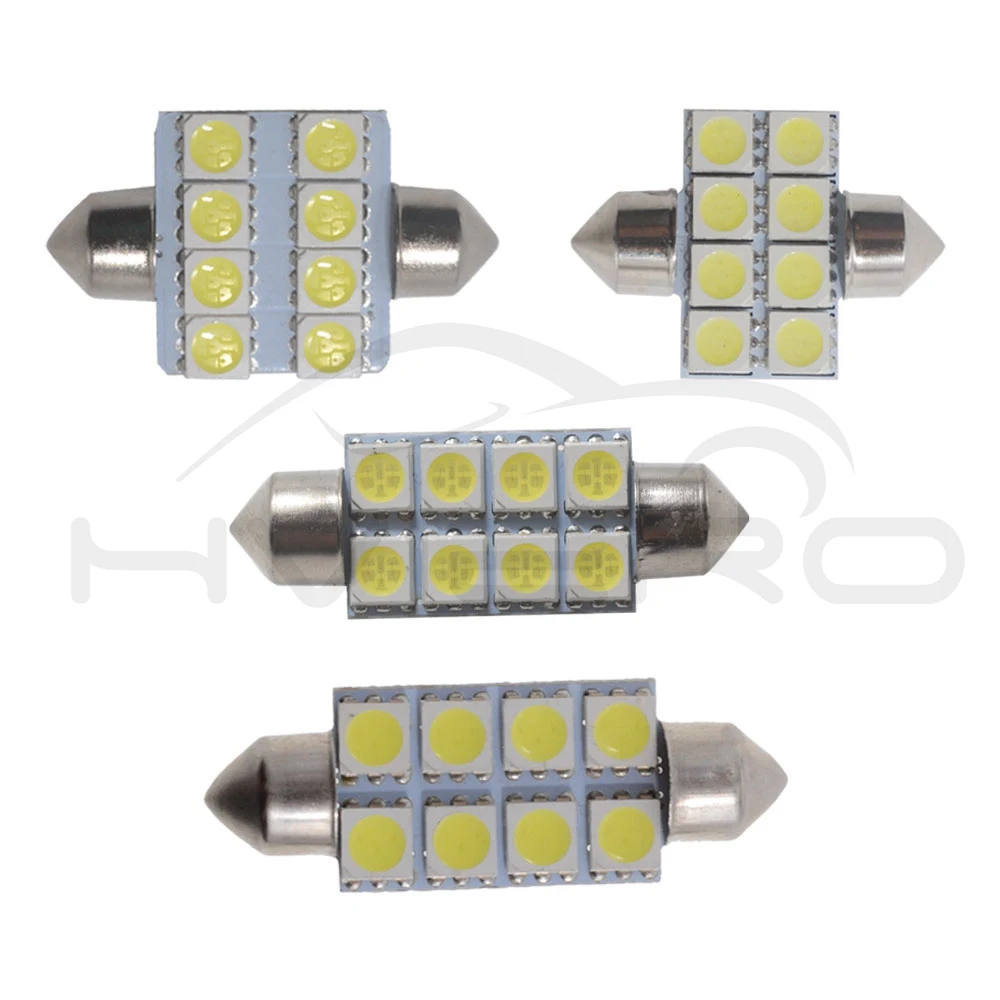 2 шт. автомобисветодиодный светодиодные лампы для чтения 31 мм 36 39 41 8 SMD 5050|lamp bulb|light