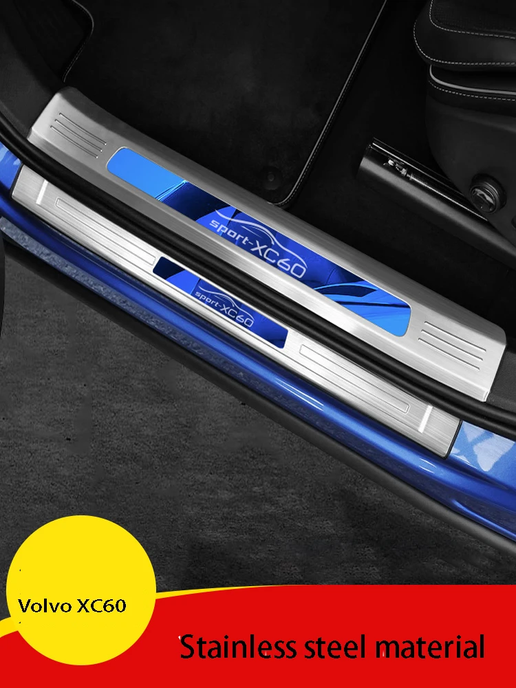 

FOR Volvo XC60 threshold bar welcome pedal New xc60 2018 2019 2020 2021 Modified Special Decorative Pedal