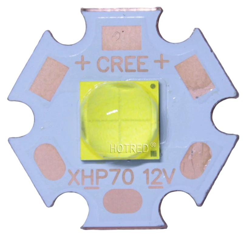 XHP-70 CREE XHP70 XHP70.2 2 поколения холодный белый нейтральный теплый 6 в 12 В с 16 мм 20 медной