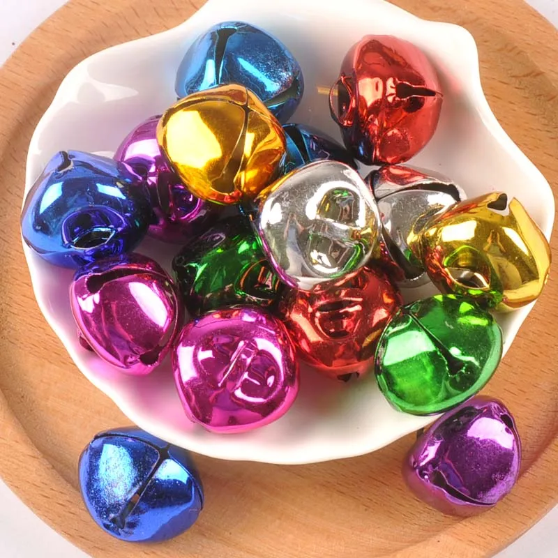 Mix Metal Small Jingle Bells Pendants For DIY Crafts Accessories Kid Room Decoration Christmas Tree 12/15/20/25/30mm C2681 | Дом и сад