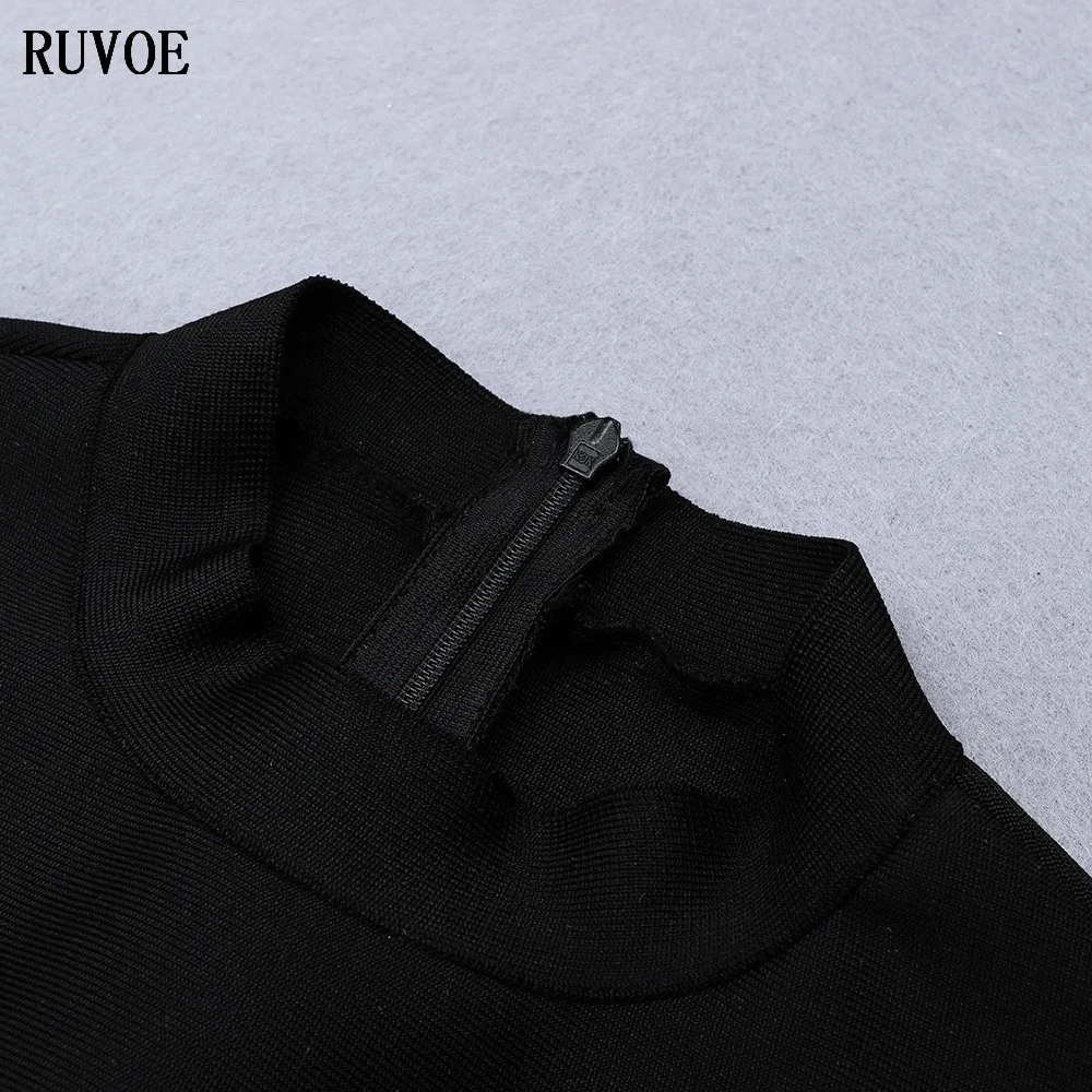 

Elegant Black Bandage Dress 2020 New Arrival Mesh Half Sleeve Party Bandage Dress Women Evening Celebrity Bodycon Dress Club TY