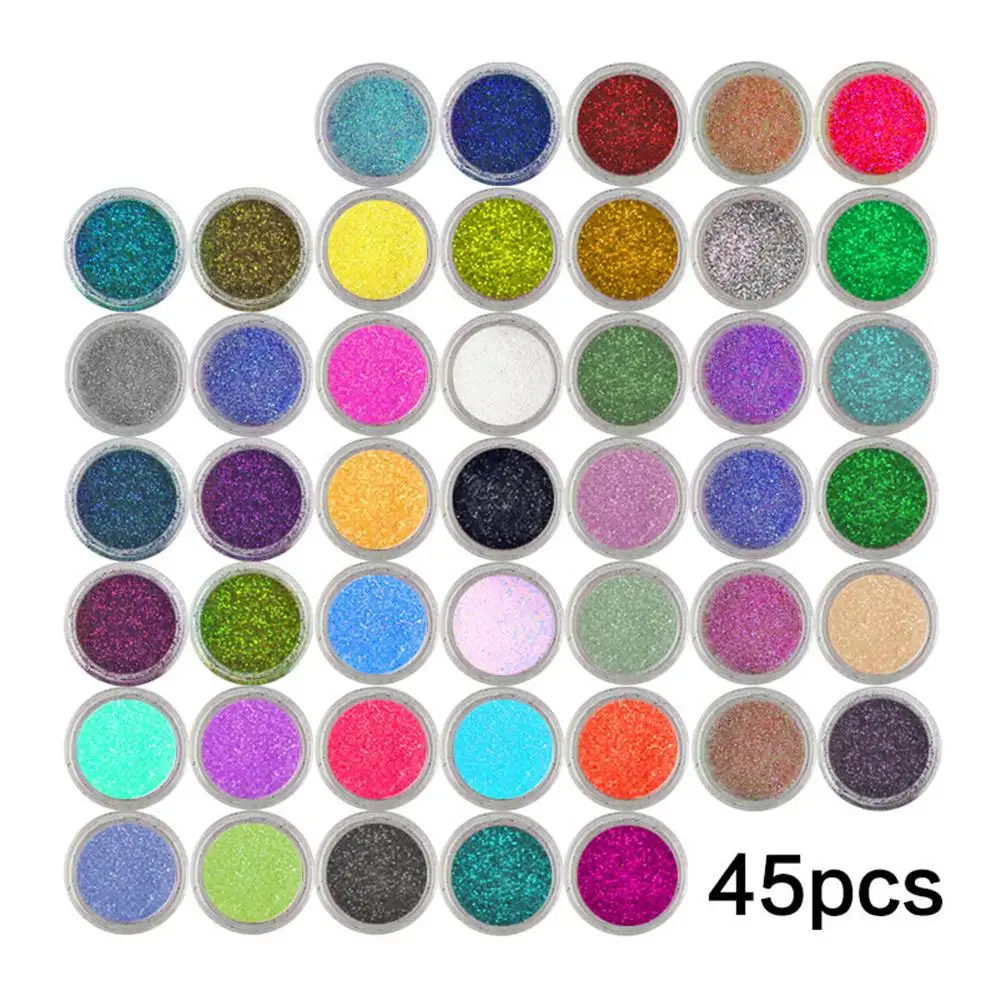 Новый блеск тонкой пыли порошок ногтей макияж для тела мерцающая пудра украшение