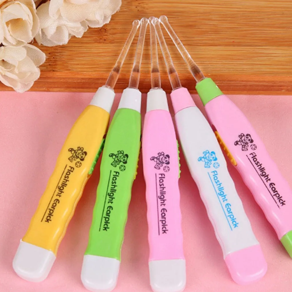 Инструмент для удаления ушного воска светодиодный очиститель копания мигающий