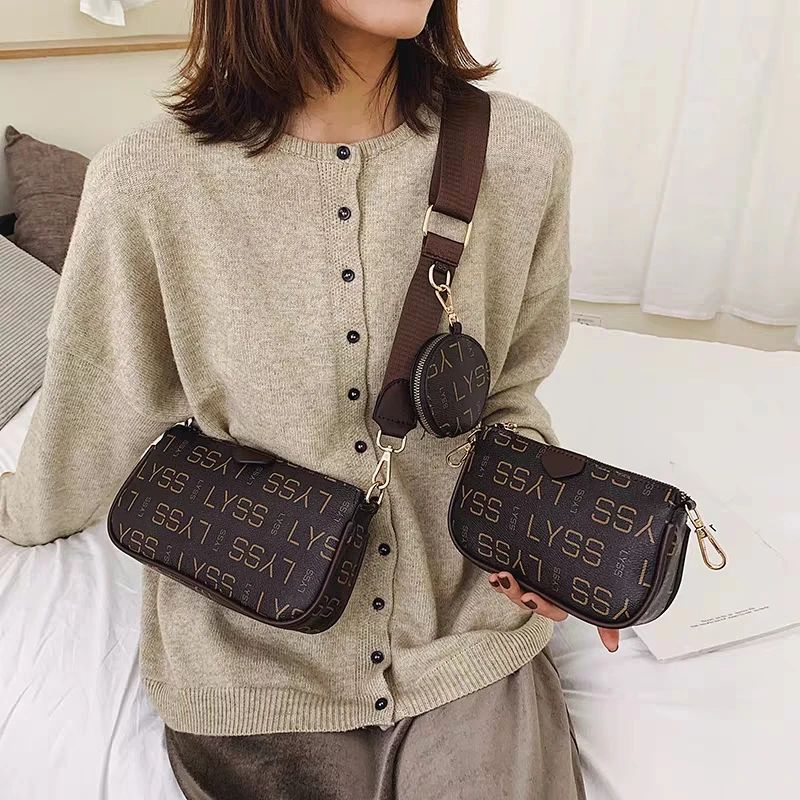 Хит 3Pce/набор женская сумка через плечо многофункциональная для девушек