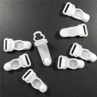 60pcslot plastic garter buckle shirt holder clip suspender ends hosiery stocking grips clips