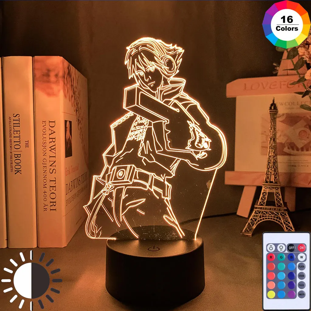 

Adventurer Figure Kids Night Light for Bedroom Decor Color Changing Led Light Cool Boy Friend Birthday Gift Lamp