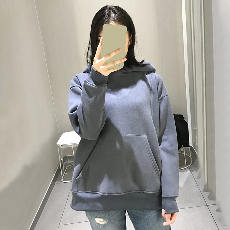 TWOTWINSTYLE, черные женские толстовки с капюшоном, с длинным рукавом, на молнии, с открытой спиной, с открытыми плечами, толстовка, осень, модная новинка