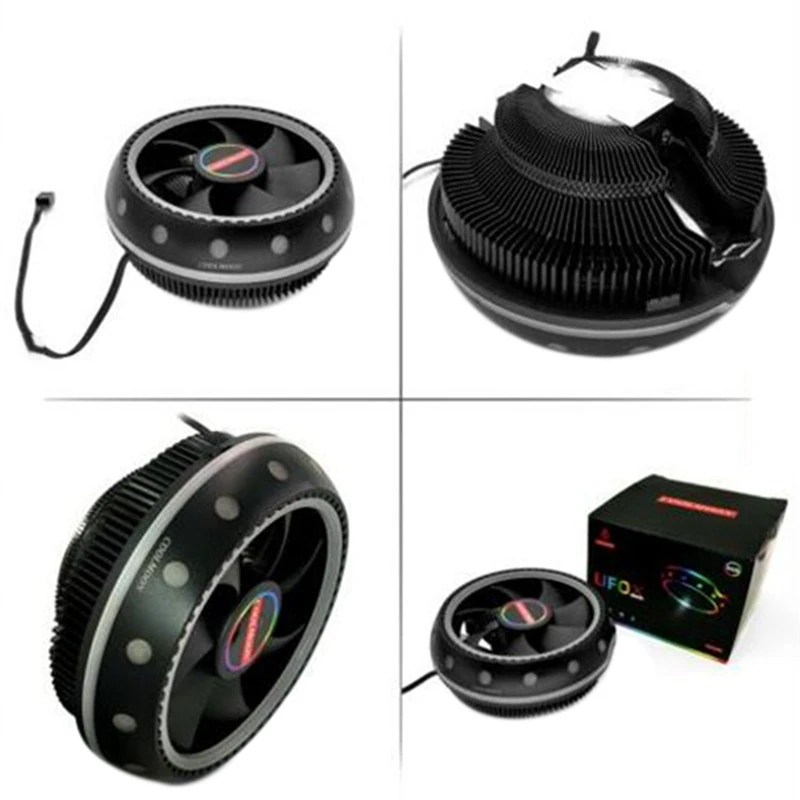 Кулер для ЦП COOLMOON с RGB-подсветодиодный кой 12 В |