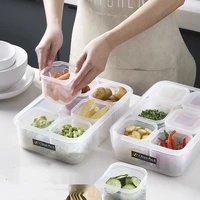 sunmmer food storage containers plastic sealed canister set strip kitchen items fridge keep fresh division organization boxes
