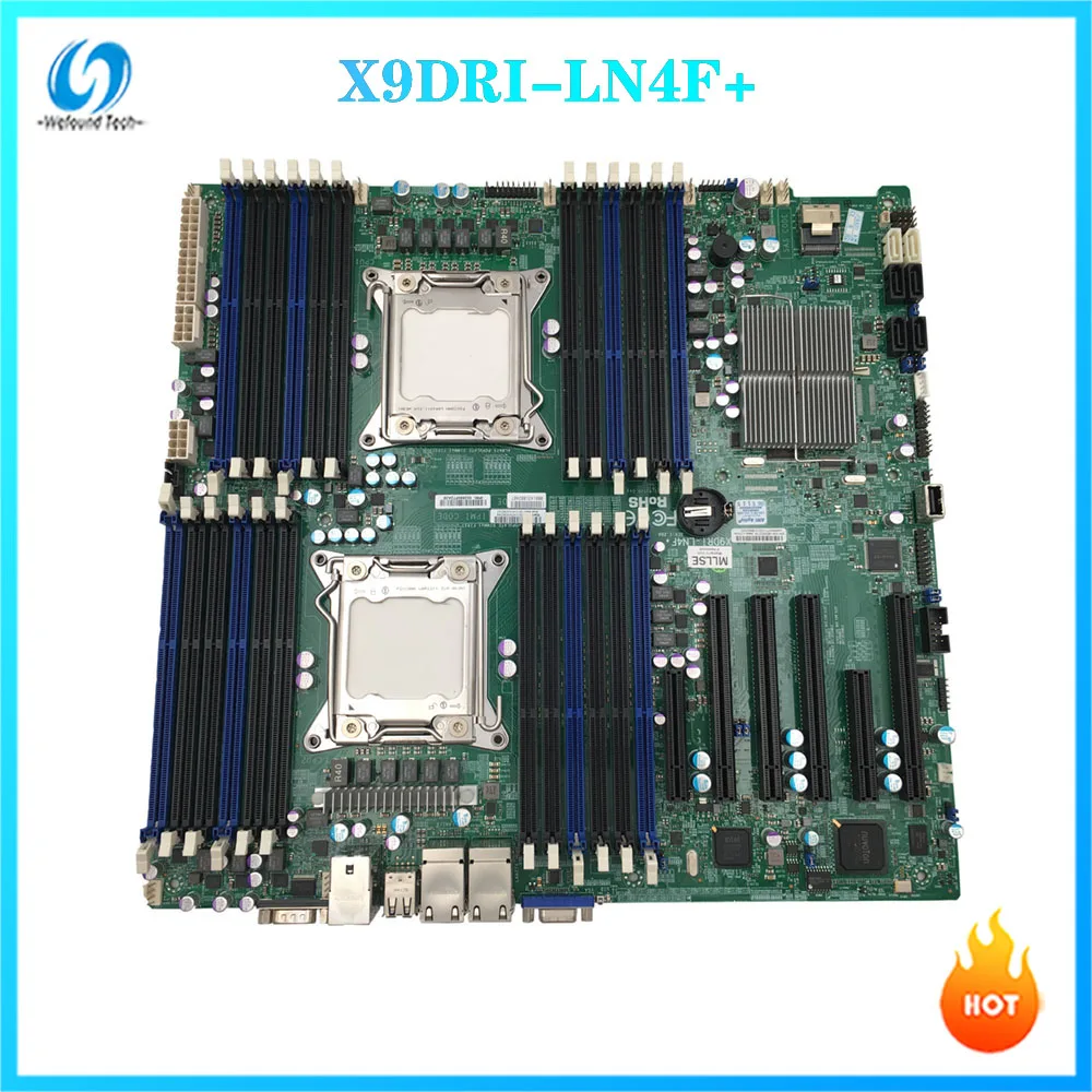 Online Original Server Motherboard Für Supermicro X9DRI-LN4F + Perfekte Test, Gute Qualität