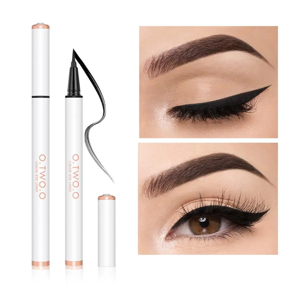 

Жидкая подводка для глаз O.TW O.O, водостойкая, черная, стойкая, гладкая, быстросохнущая, легко Контролируемая подводка для глаз «кошачий глаз»,...