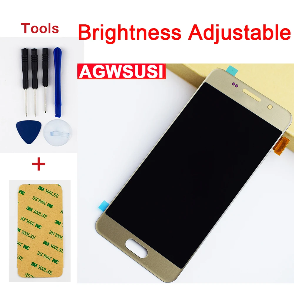 Для регулируемого сенсорного экрана Samsung Galaxy A3 2016 A310 SM A310F A310M A310Y стекло + ЖК