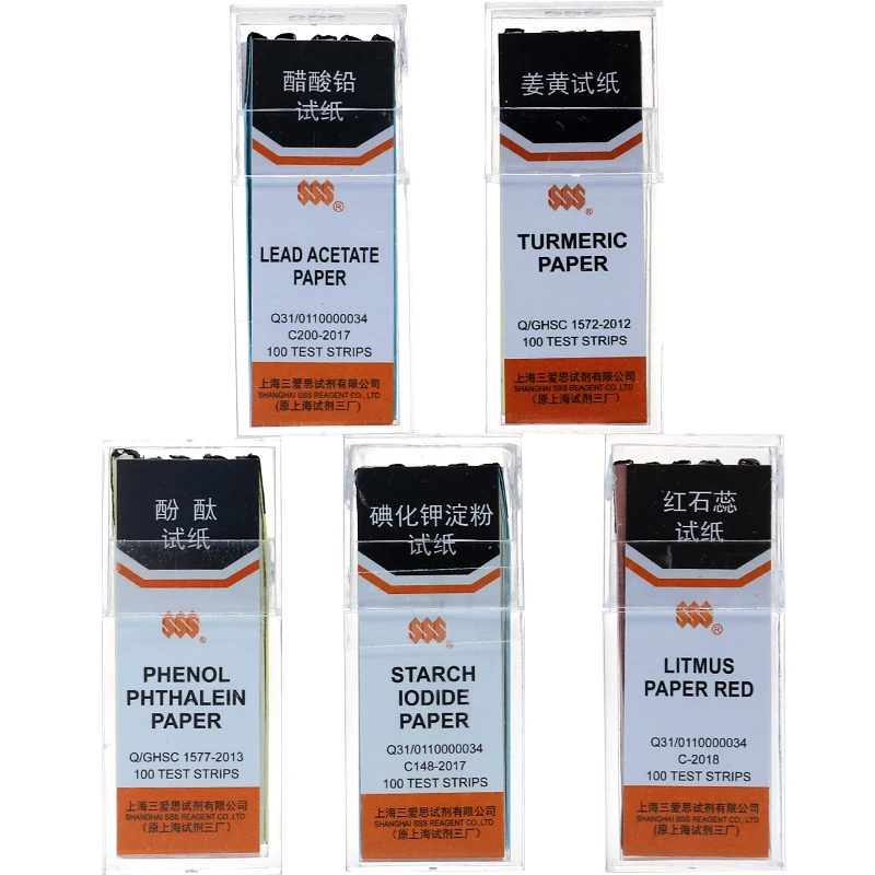 Фенилфталеиновая бумага для химических лабораторных испытаний аммиака