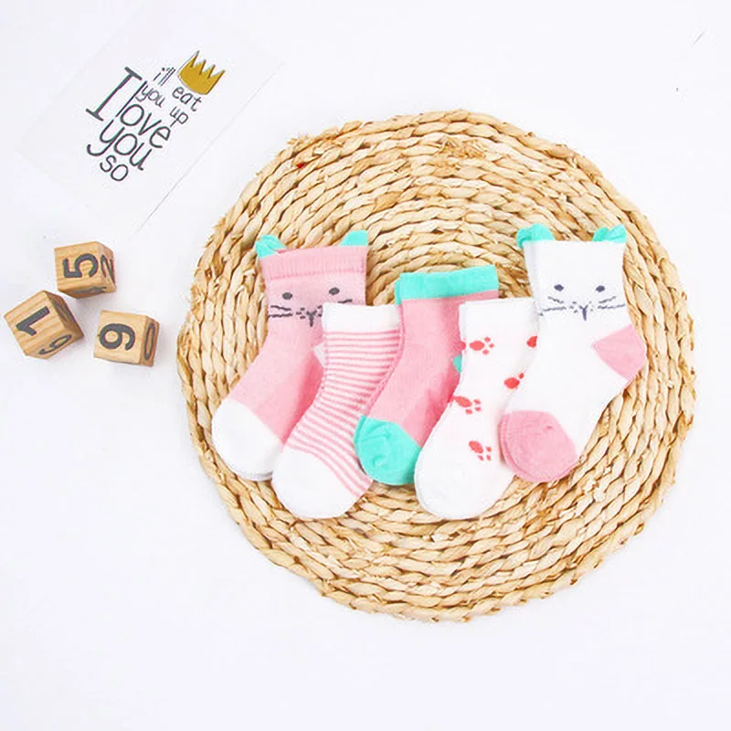 5 пар носков детские зимние носки для девочек и мальчиков теплые хлопковые