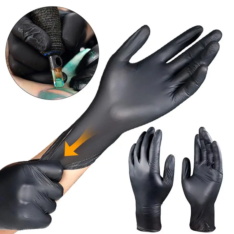 

Нитриловые одноразовые перчатки, латексные перчатки без кожи, для сада, дома, кухни, лаборатории, уборки, инструмент для выпечки продуктов