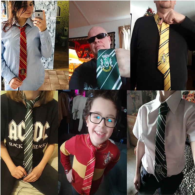 4Pcschild и взрослых Gryffindo/Slytheri мальчик GirlPotter галстук бабочка в студенческом стиле