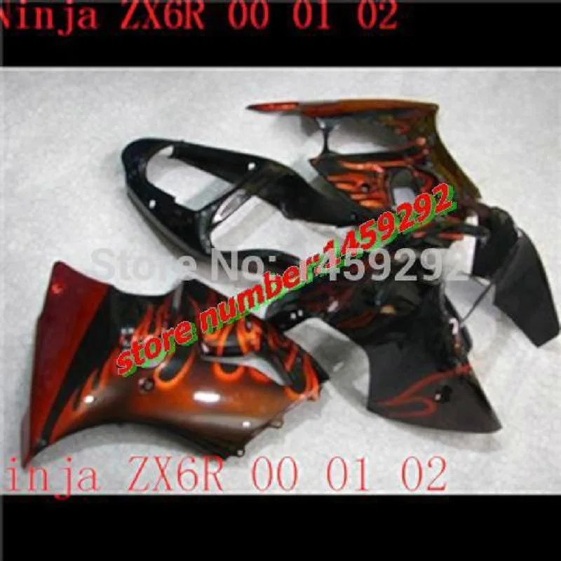 

Горячая Распродажа Обтекатели для KAWASAKI Ninja ZX 6R 2000 2002 ZX-6R 2000-2002 ZX6R 00 02 ZX 6R 00 01 02 красные черные обтекатели